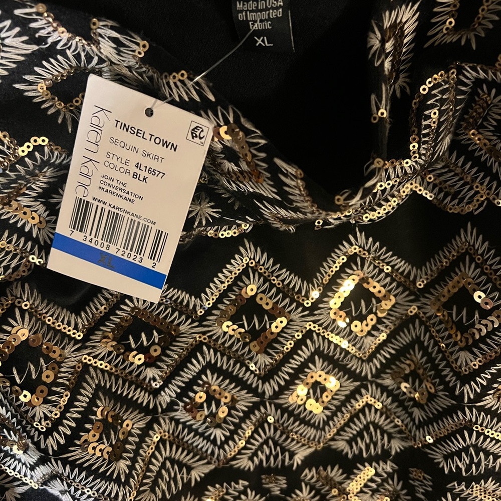 Karen Kane Tinsel Town Sequin Skirt